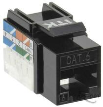 Изображения товара Модуль Keystone Jack кат.6 UTP 110 IDC 90град чёрный | CS1-1C06U-11-09 | ITK