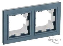 Изображения товара BRITE Рамка 2-ая IP44 РУ-2-БрМ-44 маренго | BR-M22-44-K35 | IEK