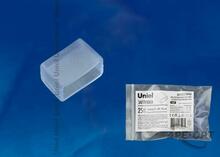 Изображения товара Заглушка для LED ленты 220В, 14-16х7мм, прозрачный, UCW-K14-CLEAR 025 POLYBAG 25 шт/упак | UL-00000871 | Uniel