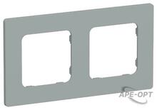 Изображения товара FLITE Classic Рамка 2-ая РУ-2-К-ФлС серый | FI-M22-32-20-K03 | IEK