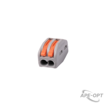 Изображения товара Клемма монтажная рычажного соединения PTC-2P 222-412 BL/10 450V 32A 0,08-2,5(4.0)mm2 / 10шт