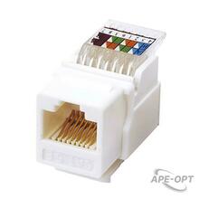 Изображения товара Модуль Keystone Jack RJ-45, катeгория 5e, вeртикальная задeлка | 03-1012 | REXANT