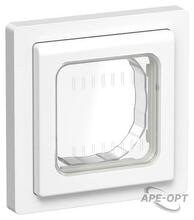 Изображения товара FLITE Рамка 1-местная IP55 Рпро-1-55-ФлБ белый | FI-M10-32-55-K01 | IEK