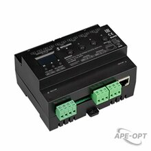 Изображения товара INTELLIGENT ARLIGHT Диммер SMART-DALI-104-82-RGBW-DT6/DT8-RDM-DIN (12-48V, 4x12A, DMX) (IARL, IP20 Пластик, 5 лет) | 058998 | Arlight