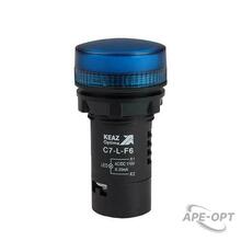 Изображения товара Лампа C7-L-F6 светодиодная синяя 110 В AC/DC XB7EV06GP | 362157 | КЭАЗ