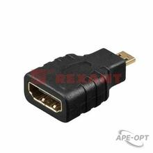 Изображения товара Переходник штекер micro HDMI - гнездо HDMI | 17-6815 | REXANT