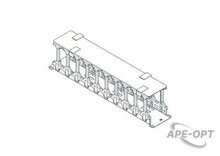 Изображения товара Горизонтальный кабельный организатор серия Excelente, 2U, пластиковые пальцы | ET8606 | SE