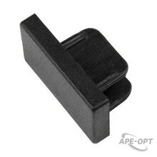 Изображения товара Заглушка торцевая типа G черная UFB-Q122 C21 BLACK 1 POLYBAG | UL-00006066 | Volpe