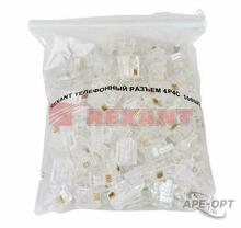 Изображения товара Джек телефонный 4P4C | 05-1001 | REXANT
