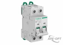 Изображения товара Systeme9 Автоматический выключатель (АВ) C 3A 2P 10kA 400В | S9F32203 | SE