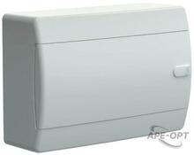 Изображения товара Корпус пластиковый навесной на 12 модулей ЩРН-П-12 IP41 белая дверь UNION Compact | UIC-KP13-N-12-41-K01 | IEK