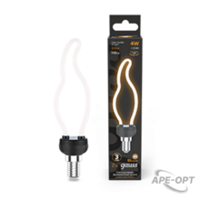 Изображения товара Лампа светодиодная LED Filament Bulbless CT35 Milky E14 4W 330lm 2700K 35*150mm 1/10/100 | 1000801104 | Gauss