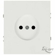 Изображения товара Розетка Arktik 16-2106-01 без заземления 2P 16А-250В белый | Б0071673 | ЭРА