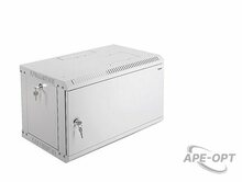 Изображения товара ШРН-Э-6.350.1 - Шкаф телекоммуникационный настенный разборный 6U (600 × 350) дверь металл ЦМО