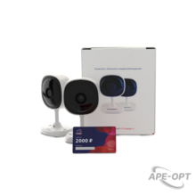 Изображения товара Комплект облачного видеонаблюдения: Стандарт (2 камеры TR-W2C1 + TRASSIR Облако 2000)