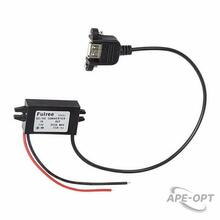 Изображения товара Адаптер DC 12 V-гнездо USB-A 5 V 3 A | 16-0601 | REXANT