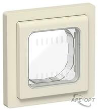 Изображения товара FLITE Рамка 1-местная IP55 Рпро-1-55-ФлСл сливочный | FI-M10-32-55-K86 | IEK