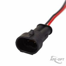 Изображения товара DJ7021-1.5-11 автомобильный разъем штекер с проводом 20 см | 16-0302-9 | REXANT