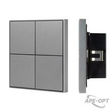 Изображения товара INTELLIGENT ARLIGHT Кнопочная панель KNX-304-23-IN Grey (BUS, Frame) (IARL, IP20 Металл, 2 года) | 038402 | Arlight