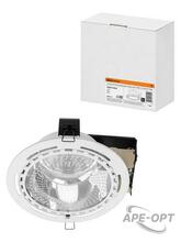 Изображения товара Светильник встраиваемый под лампу ЛВО 01 Downlight 2х20Вт КЛЛ Е27 IP20 | SQ0342-0022 | TDM