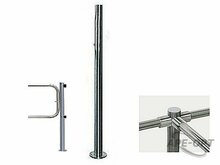 Изображения товара PERCo-BH02 2-16 - Трехсторонняя стойка с отверстием под стопорный механизм поворотной секции и с 6-ю отверстиями для крепления патрубков