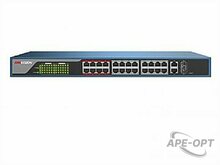 Изображения товара Управляемый PoE коммутатор DS-3E1326P-EI, 24 10/100M RJ45 PoE-порт
