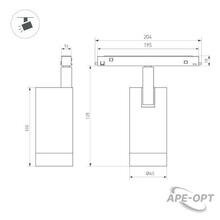 Изображения товара Светильник MAG-ORIENT-SPOT-R45-9W Warm3000 (BK, 24 deg, 48V) (Arlight, IP20 Металл, 5 лет) | 046863 | Arlight