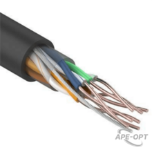 Изображения товара 01-0045 - Кабель REXANT UTP 4 х 2 x 0,50 мм, cat 5e, наружный (OUTDOOR) (бухта 305м)