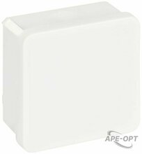 Изображения товара Распаячная коробка ЭРА KOR-80-80-40-8g-P-2MP-W двухкомпонентная HF стойкая к УФ 80х80х40мм белая прямой монтаж IP66 | Б0072534 | ЭРА