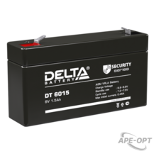 Изображения товара Аккумуляторная батарея ОПС серии DT 6015 6В/1,5Ач | DT 6015 | DELTA
