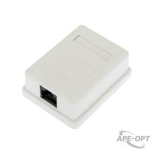 Изображения товара Рoзетка компьютерная внешняя, 1-порт RJ-45 (8P8C), UTP неэкранированная, категория 6, | 03-0132 | REXANT