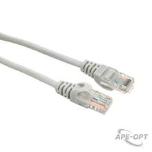 Изображения товара Патч-корд TERACOM Cat.5E (1Гбит/с) неэкранированный UTP оболочка PVC серый (3м) | TRC-5EUTP-PVC-3M-GY | EKF