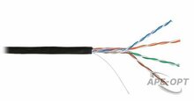 Изображения товара NKL 2600B-BK - Кабель NIKOLAN U/UTP, 4 пары, кат.5e, 24 AWG, внешний, PE, 305м