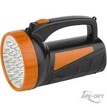 Изображения товара Фонарь прожекторный 19хLED + 18хLED аккумулятор 4V2Ah 220В TSP19 | C0045552 | ТРОФИ