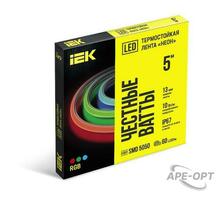 Изображения товара Термонеон 5м 5050-60LED 10Вт/м IP67 13мм 24В RGB | LSR7-3-060-67-2-05 | IEK