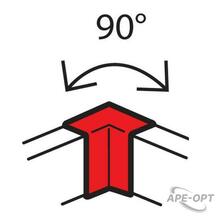 Изображения товара Внутренний неизменяемый угол 90° - для кабель-каналов Metra 100x50 | 638011 | Legrand