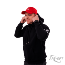 Изображения товара Толстовка худи с логотипом СИСТЕМА КМ размер XXL черная | Hoody-KM-XXL-black | СИСТЕМА КМ