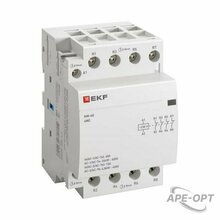 Изображения товара Контактор модульный КМ 40А 4NC (3 мод.) PROxima| km-3-40-04 | EKF