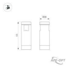 Изображения товара Светильник ART-APRIORI-SPOT-R40-8W Warm3000 (GD, 36 deg, 48V) (Arlight, IP20 Металл, 3 года) | 039297 | Arlight