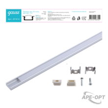 Изображения товара Профиль для ленты LED врезной гл 7mm - 2m 1/80 | BT414 | Gauss