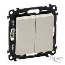 Изображения товара Valena LIFE DIY Сл.кость Выключатель 2-клавишный 10А 250В | 752505 | Legrand