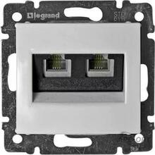 Изображения товара VALENA DIY Розетка телефонная 2-я RJ11 белый| 694275| Legrand