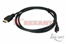 Изображения товара Кабель REXANT HDMI - HDMI 2.0 длина 1.5 метра (GOLD) |17-6103 | REXANT