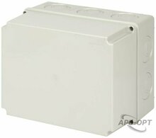Изображения товара Распаячная коробка ЭРА KORv-240-195-165 ОП серая 240х195х165мм на винтах d25-3шт d32-2шт IP55 | Б0071917 | ЭРА