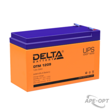 Изображения товара Акумуляторная батарея UPS серии DTM 1209 12В/9Ач | DTM 1209 | DELTA