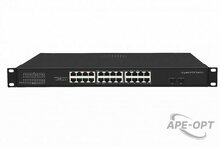 Изображения товара GL-SW-G005-24P - Коммутатор GIGALINK, неуправляемый, 24PoE (802.3af/at) портов 1000Мбит/с, 17-24 порт до 250м cat6, 2 SFP порта 1000Мбит/с , 400W