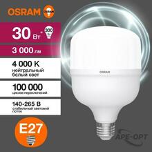 Изображения товара Лампа светодиодная мощная LV HW 30SW/840 230V E27 12X1 RU серия LED HW T | 4099854121272 | OSRAM