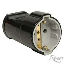 Изображения товара Штепсельное гнездо с/з черное 16А 250 В EKF Proxima EKF | ASG16-30-r | EKF