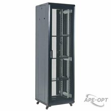 Изображения товара Напольный шкаф 19" 22U 600×600×1164 (ШxГxВ), RAL 9005 | 04-2266-212 | REXANT