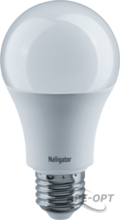 Изображения товара Лампа светодиодная LED 12Вт Е27 230В 6500К NLL-A60-12-230-6.5K-E27 грушевидная матовая | 61238 | Navigator